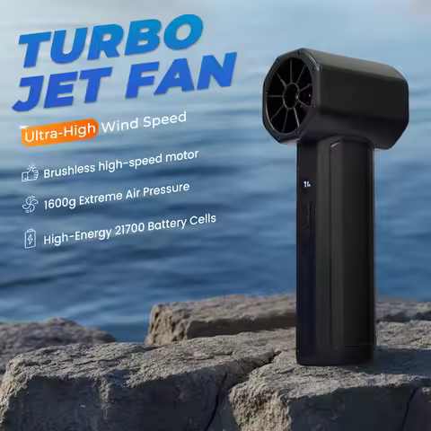 1500G Thrust Violent Blower 100-speed Adjustable Turbo Jet Fan 64mm Brushless Highpower Duct Fan Tur