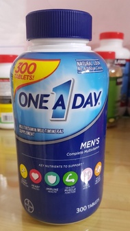 Viên uống Vitamin và khoáng chất tổng hợp One A Day Mens Complete Multivitamin 300 viên hàng chuẩn