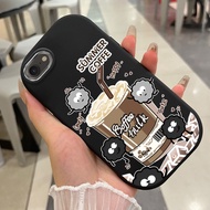 Case For iPhone 6 Plus 6s 7 8 X Xs Max Xr 11 Pro Summer Coffee Phone Shockproof Round And Fat