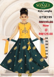 Sonali Premier Quality Exclusive Girls Lehenga Choli | Gadis Lehenga Choli - GTSE199
