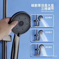 Copper Gray Shower Head Set Home Bathroom Fixed Temperature Digital Display Shower Shower Head Shower Set