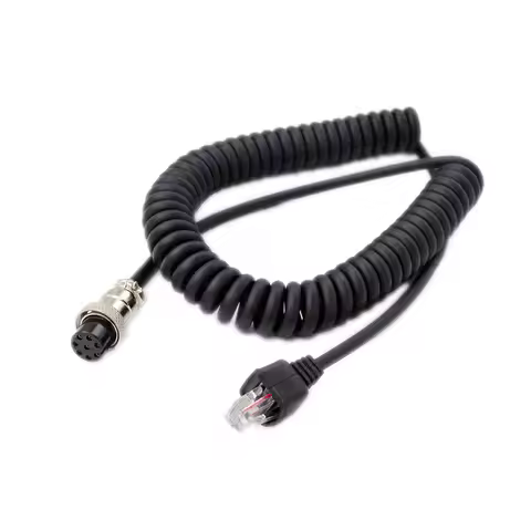 Microphone Extension Cable 8 Pin Female To RJ-45 Modular for YAESU FT MD-1 MD100 MD200 FT1000 FT-450