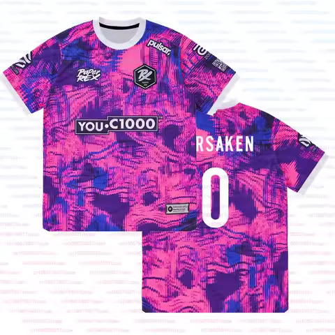 Paper Rex DinoGlitch Jersey 2025/2026 Series Uniform VALORANT Esports Club PRX Fashion Tees Male F0R