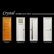 Pintu Kamar Mandi Modern PVC door Crystal