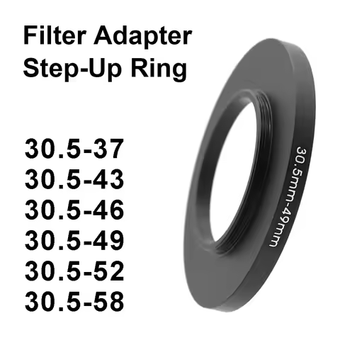 Camera Lens Filter Adapter Ring Step Up Ring for 30.5mm lens 30.5-37 30.5-43 30.5-46 30.5-49 30.5-52