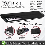 BSL 76 Key Dust Cover Digital Piano Dust Cover Keys Protector Yamaha Casio Korg Roland