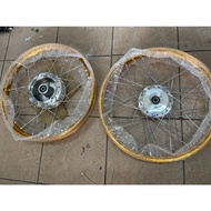 rim 1.40x17 chrome hub lidi chrome alloy rim gold alloy rim set wave125 lc135 y125 kriss1 ex5dream d