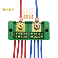A&W Wire Terminal Box Single Phase 2-IN 6/8-OUT FJ6/JHD Household Wire Connector Terminal Blo