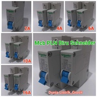 Mcb Schneider Mcb Sneder Mcb Sneider Mcb PLN Mcb Blue, Mcb Schneider Mcb Sneider Blue 2A, 4A, 6A, 10