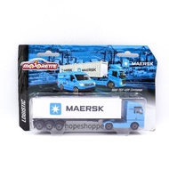Majorette Logistics MAN TGX+40ft Container Maersk Original Diecast Logistics Truck