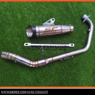 Exhaust SC PROJECT R15/EXHAUST MT15/LC135/Y15/Y15ZR/RS150/SUZUKI RAIDER 150