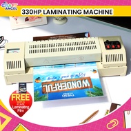 Officom 330HP Laminating Machine A3/A4 Hot & Cold Heavy Duty Laminator w/100s Yasen Laminating Film 