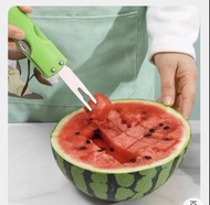 4-in-1 Fruit Watermelon Melon Cutter 不鏽鋼水果挖球器四合一切西瓜神器挖冰淇淋挖勺子多功能水果刀具