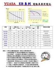 頂好電池-台中 台灣湯淺 YUASA EB-240 深循環電池 可替代 T-105 掃地車 洗地車 高空作業車