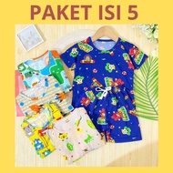 GONDANGSTORE [SAVE PACKAGE] BOYS PRINTING SET CONTENTS 5 0-5 YEARS