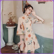dress cny korean plus size muslimah dresses batik floral girl french dinner chinese pink bridesmaid 