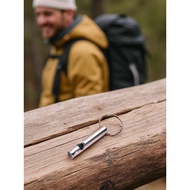 GANTUNGAN Aluminum Whistle Keychain - HW1139 Silver