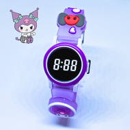 Jam Tangan Anak Anak Digital Batman & Captain America Strap Rubber Karet Lucu Terbaru