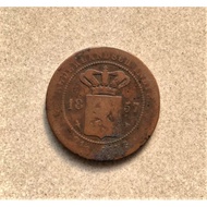 Koin / Coin Nederlands Indie 1857, 2 1/2 Cent. 07