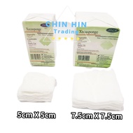 [XECA] Xecasponge Square Bandage (5cm x 5cm / 7.5cm x 7.5cm) 100's