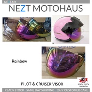 SGV Cruiser Pilot Visor Smoke / Rainbow / Gold BRAND LSR