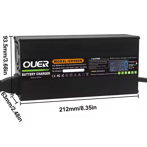 14.6V 30A LiFePO4 Smart Battery high-power Charger Usd For 4S 12.8V 14.4V With Digital Display Fast 