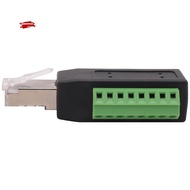 RJ45 Screw Terminal Connector RJ45 Solderless 8-Pin Terminal Block Adapter