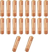 Pack of 20 1.2 mm Copper Contact Tip Welding Nozzles Power Nozzle M6 0.045 Inch Welding Device Weldi