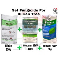 Aliette 250g+Antracol 70WG 1kg+Monceren 500g set Fungicide/Racun kulat