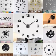 Jpc DIY Wall Clock 3D Large Giant Numbers Wall Clock Decoration Giant Wall Clock Large Wall Clock