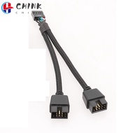 CHINK USB Extension Cable, Nylon 10cm Audio HD Extension Cable, Useful DIY 9 Pin 1 Female To 2 Male Copper Wire Core Y Splitter PC