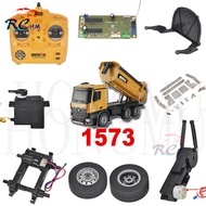 NEW Huina 573 Radio Receiver Push Bucket Gearbox Steering Servo Tire Drive Gearbox Mainboard For 157