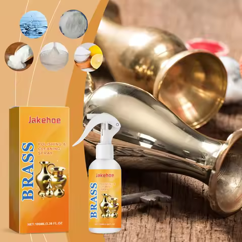 Brass Polishing Cleaning Spray Restores Brass Surface Gloss Decontamination Polishing Brilliant Main