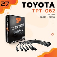 สายหัวเทียน TOYOTA CROWN 90919-21338 เครื่อง 5M / 7M - TOP PERFORMANCE JAPAN - TPT-062 - สายคอยล์ โต