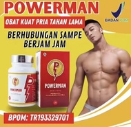 Powerman Original Kapsul Penambah Stamina Obat Kuat Pria Dewasa Ampuh Kuat Tahan Lama Bercinta Tanpa