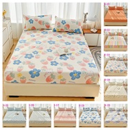 New 880TC  Bedsheet (Single / Super Single / Queen / King)Cotton Fitted Bedsheet Set Cadar Getah Keliling Sarung Tatami mattress coverBEST