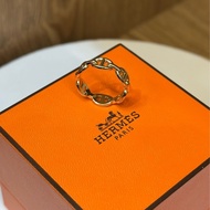 Hermes 750玫瑰金豬鼻戒指