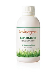 [USA]_Dr Wheatgrass Supershots(30 Day Supply) - Organic Wheatgrass Juice in a Bottle, Stronger Than