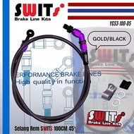 SWITS 45 90 Degree Front Brake Hose 100cm Motorcycle Brake Hose Model