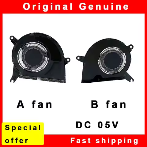 New Laptop GPU CPU Cooling Fan for ASUS Zenbook S 13 OLED UX5304VA UX5304 UX5304VA1355-0DAIXBJX20 13