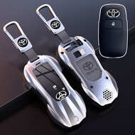 For Toyota Raize / Veloz / Avanza  2022 - 2024 / Wigo 2023 - 2024 Metal Remote Key Case Cover Keychain Accessories