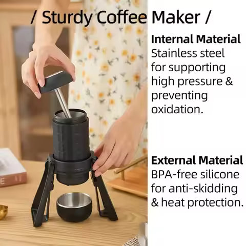 STARESSO Mirage SP300 Plus Portable Espresso Maker Manual Coffee Maker 180ml Coffee Pot Quick Brew D