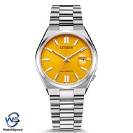 CITIZEN NJ0150-81Z NJ0150 Mechanical Automatic Yellow Dial Stainless Steel Mens Watch
