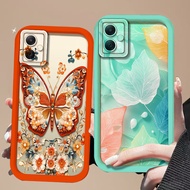 Case samsung A05 4G Cartoon dolls Cartoon leaf Butterfly pattern 3D phone case F6S