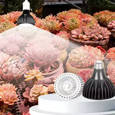 E27 25W 30W Par30 Spotlight Led Full spectrum plant Grow Light Ra98 plant Lamp AC85-265V