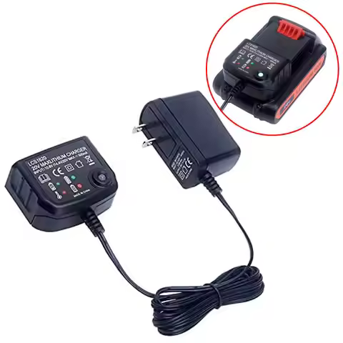 Li-ion Battery Charger For Black&Decker 10.8V 14.4V 20V Model LBXR20 LB20 LBX20 LBX4020 Electric Dri