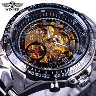 Winner winner male hollow out automatic mechanical watch personality all steel watch