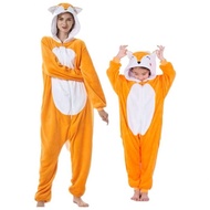 Fox Fox Wolf Cosplay Costume Kids Onesie Pajamas
