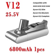 For Dyson V6 V7 V8 V10 V11 V12 12.8Mah Battery Vacuum Cleaner Battery Sv12 Battery For Cyclone Anima