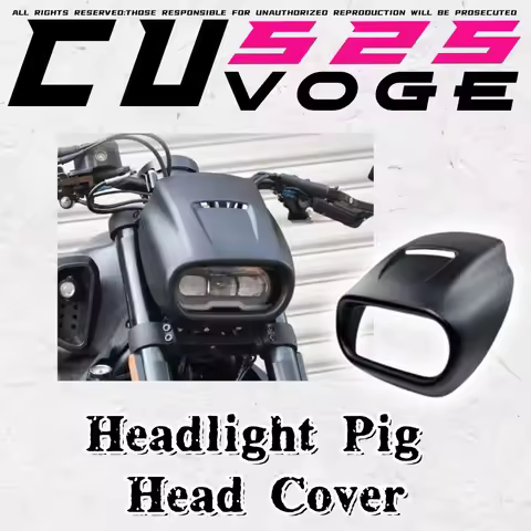 FOR VOGE CU525 CU-525 525CU modified retro original headlight pig head cover original car front wind